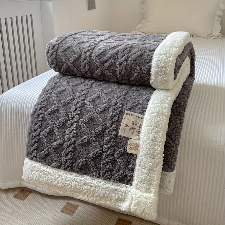 Luvikno | Stilig Vendbar Fleece Teppe for Ultimat Komfort og Varme
