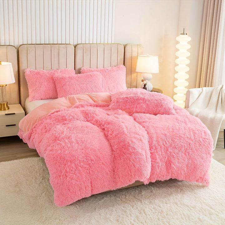 Luvikno | Ultra Soft Plush Duvet Cover Set with Zipper - Luksus & Komfort