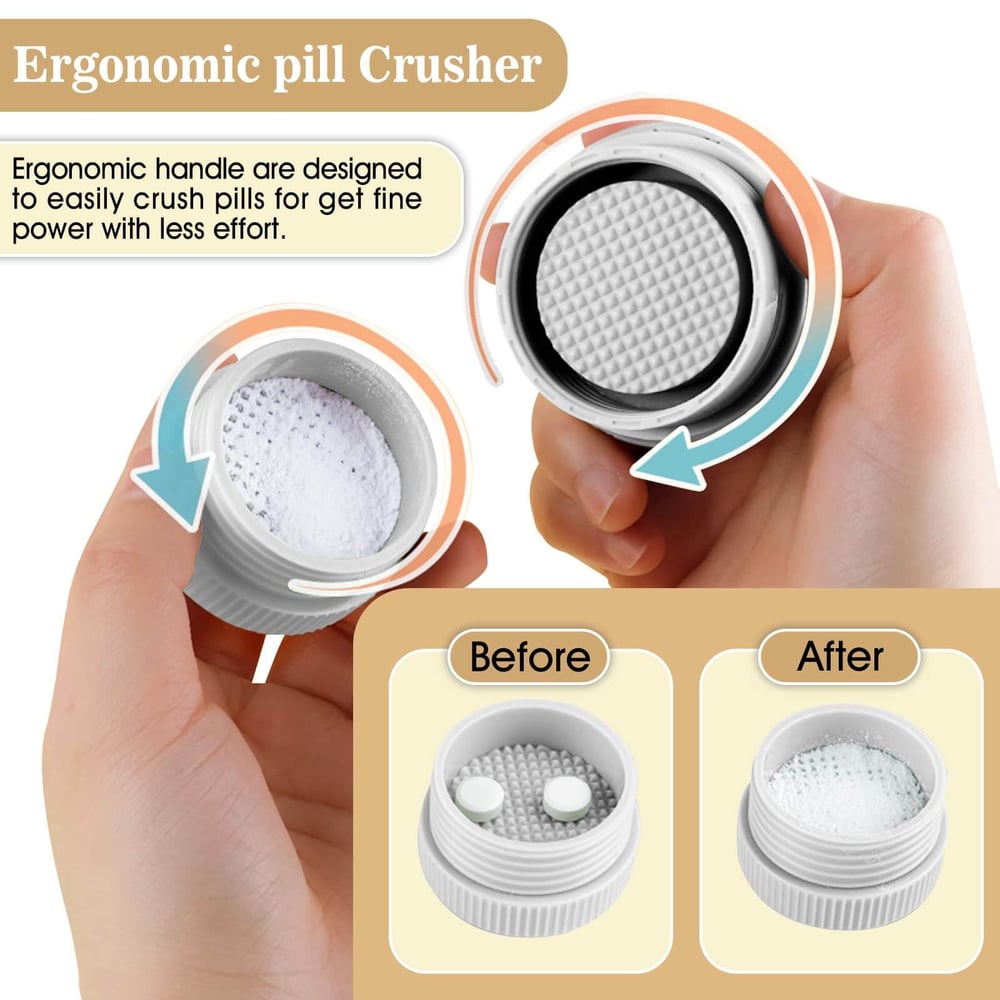 Pill cutter with dispenser | Luvikno