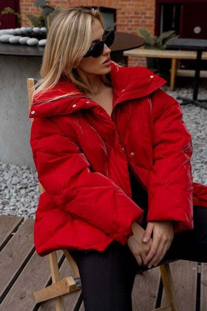 Luvik | istuu tyylikäs tikkikangas takki