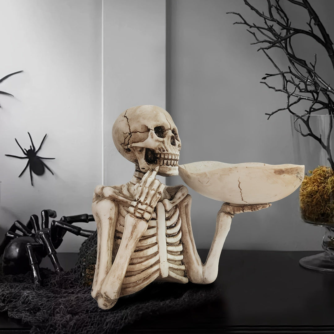 GhoulBowl Hodeskallebolle – Har Halloween godteribolle og gothisk dekorasjon | Luvikno