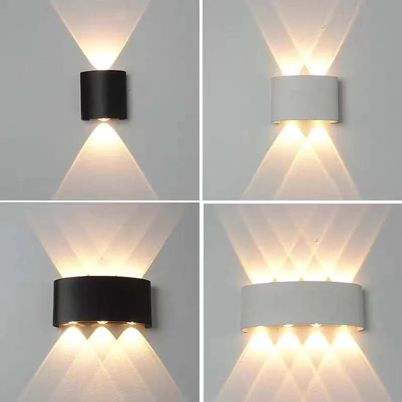 Luvikno | Vegglampe Moderne Hvit LED Vanntett Lampe