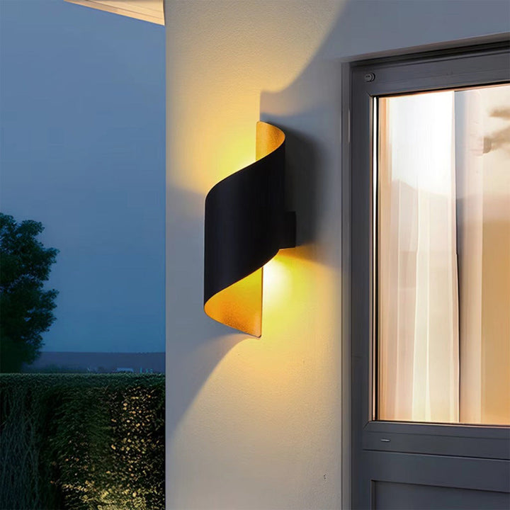 LED Vegglampe med minimalistisk aluminiumsdesign Luvikno