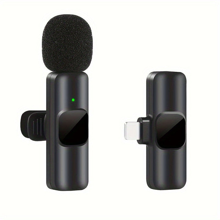 Luvikno | Trådløs Lavalier Mikrofon for Videoinnspillinger og Strømming – Kompakt Design med Høy Lydkvalitet og USB-C Tilkobling