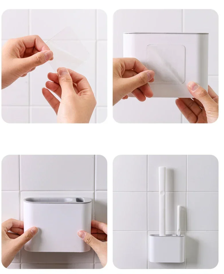 FlexiClean Silikon Toalettbørste Sett Luvikno