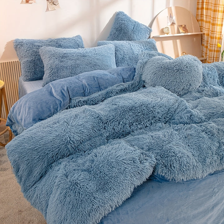Luvikno | Luksuriøst Fløyels Duvet Dekkesett for Ultimat Komfort