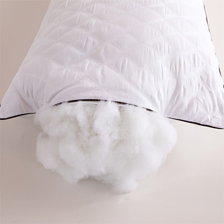 LuxurySoft - Ekstra Lang Hypoallergenisk Pute for Rygg- og Side-sovende, Myk og Pustende, Maskinvaskbar | Luvikno