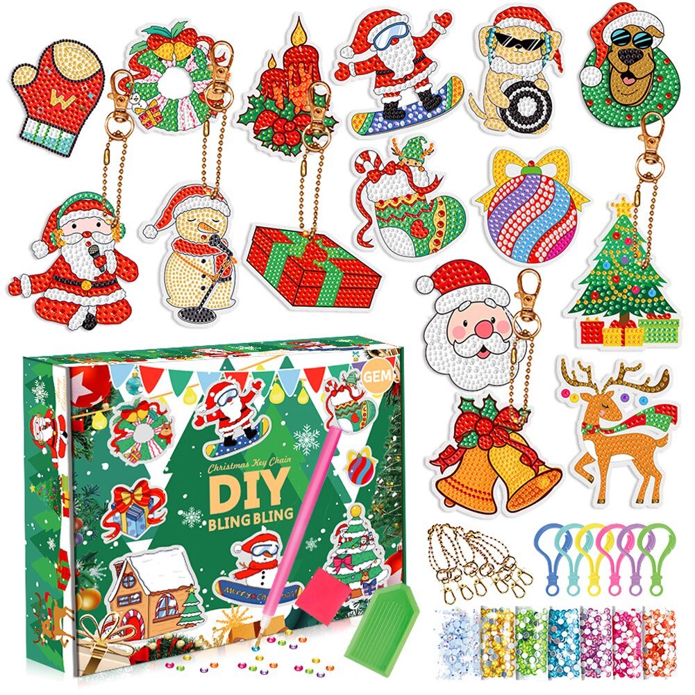 Luvikno | 5D Jul DIY Diamantmalingssett