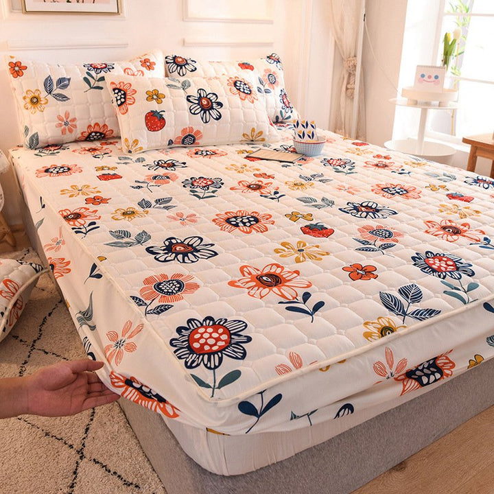 Luvikno | CushioGuard Silk Madrassbeskytter | Pustende og luksuriøs beskyttelse for madrassen din