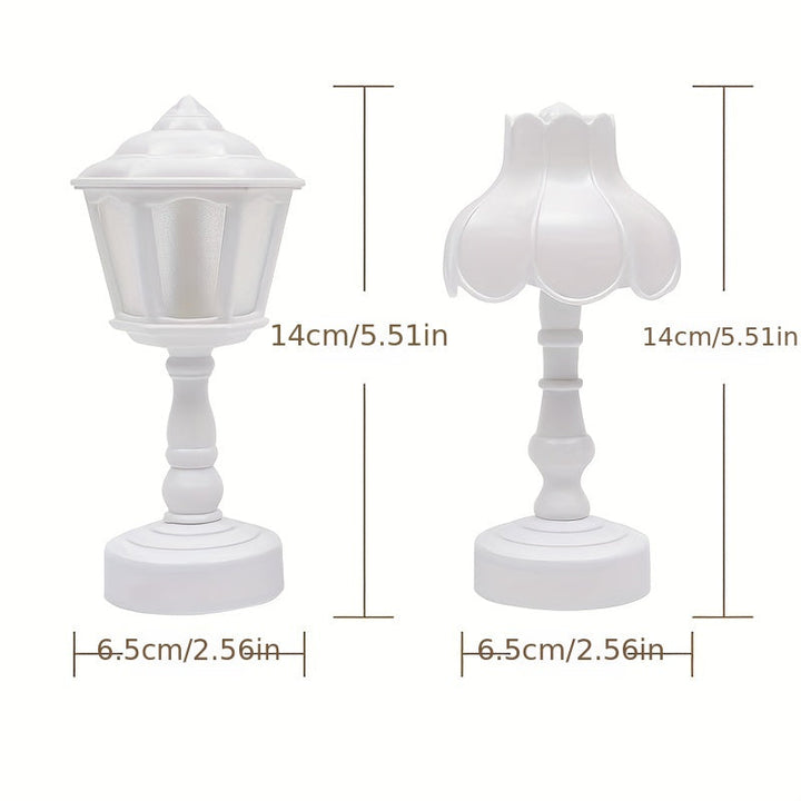 LumiDeco - Retro LED Mini Bordlampe for Hjem Luvikno