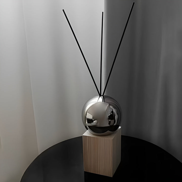 Rustfritt Stål Aroma Diffuser – Avslappende Romduft med Eteriske Oljer | Dekorativ for Hjem og Hotell | Luvikno