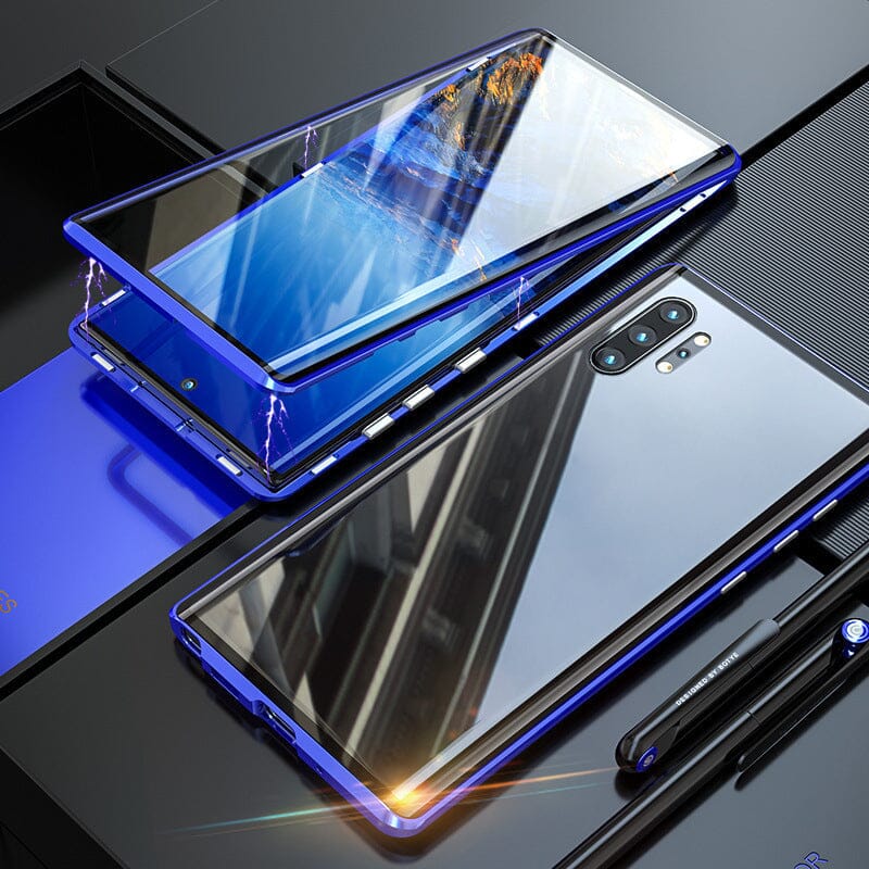 Luvikno | Samsung magnetisk herdet glass dobbelt-sidig telefondeksel