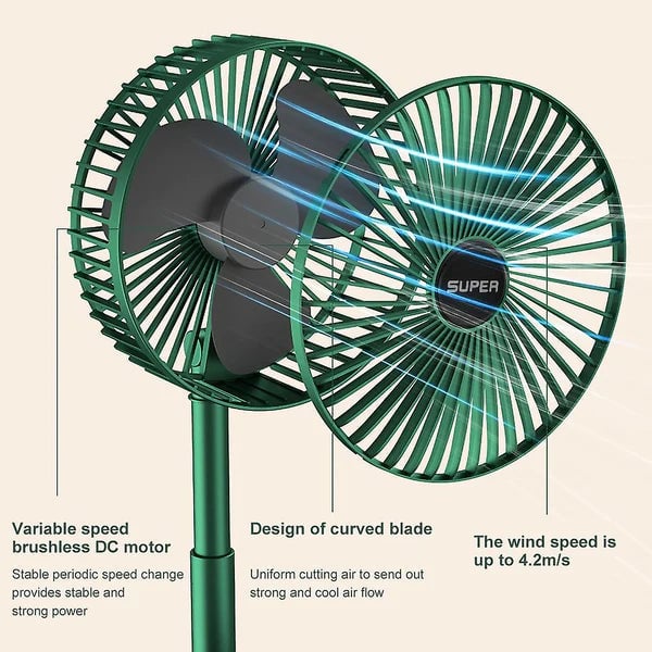Foldbar bærbar vifte - CoolWave | Luvikno