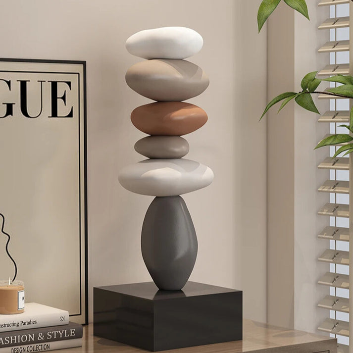StoneBalance - Moderne stabil steinskulptur Luvikno