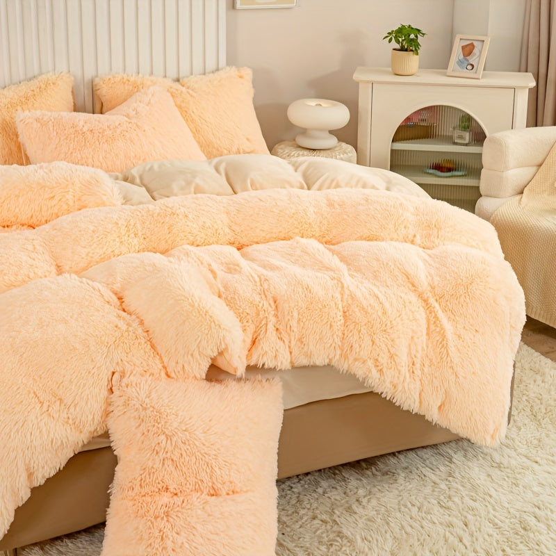 Luvikno | Ultra Soft Plush Duvet Cover Set with Zipper - Luksus & Komfort