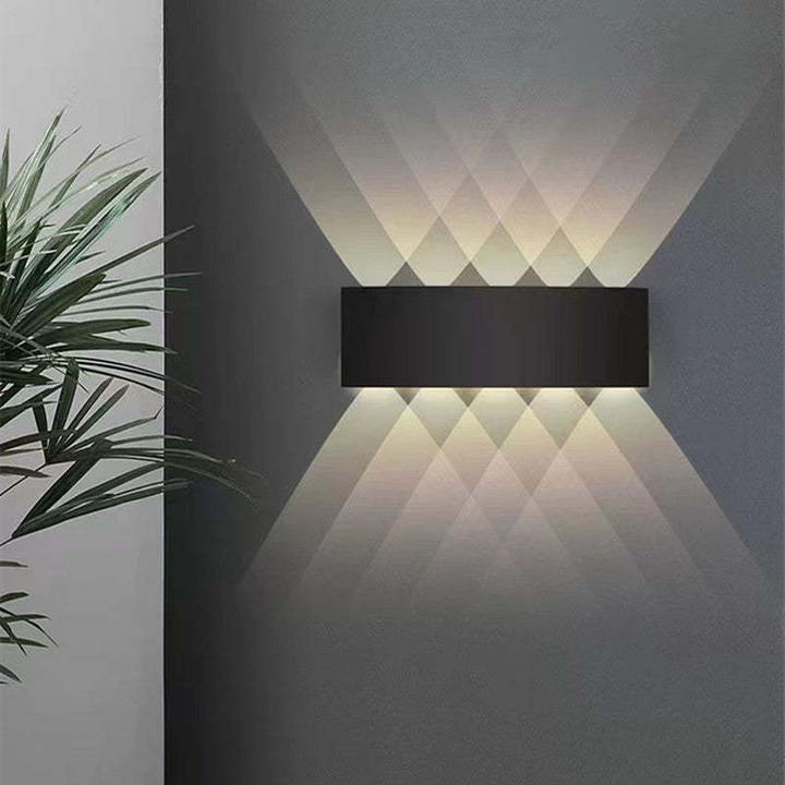 Utendørs vanntett aluminiums LED vegglampe | Luvikno