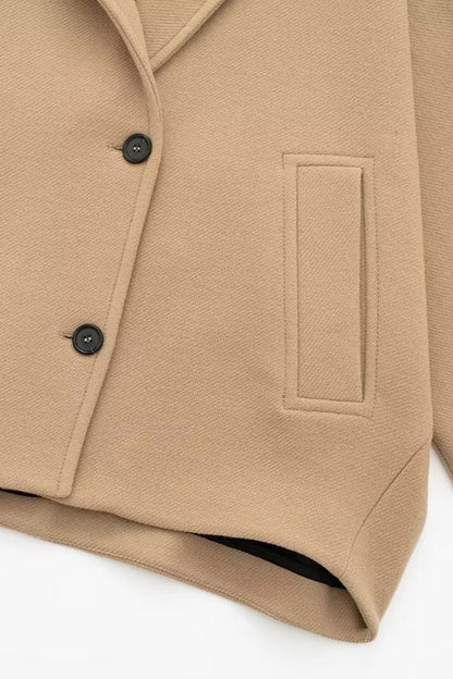 Luvik | Fit Lyhyt Villa Sekoite Takki