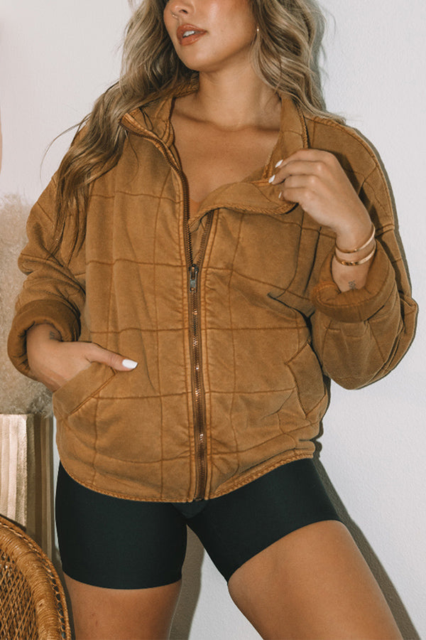 Luvik | Overveske Quiltet Jakke Crop