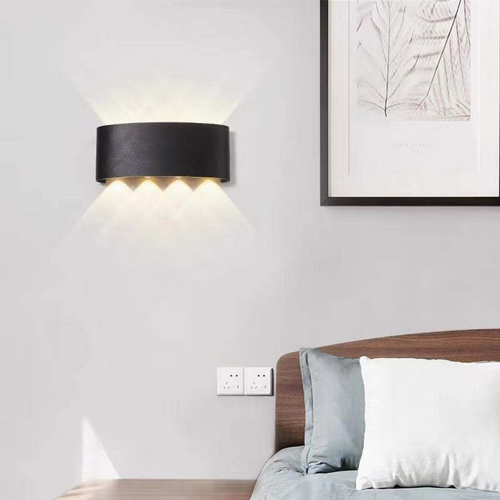 Utendørs vanntett aluminiums LED vegglampe | Luvikno