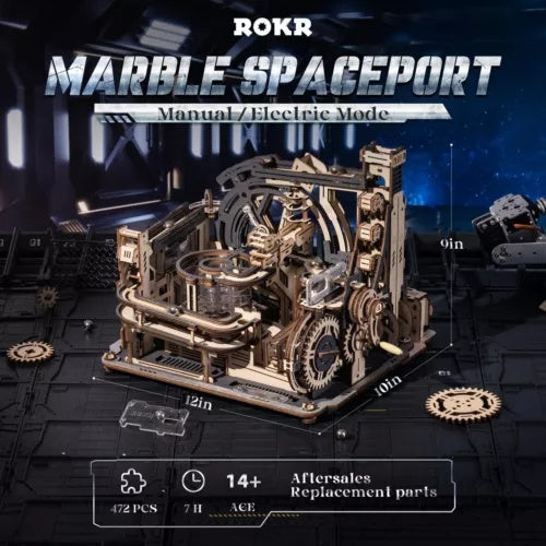 SpaceCraft 3D Puslespill - Innovativt Elektrisk Modellbyggingsleketøy Luvikno