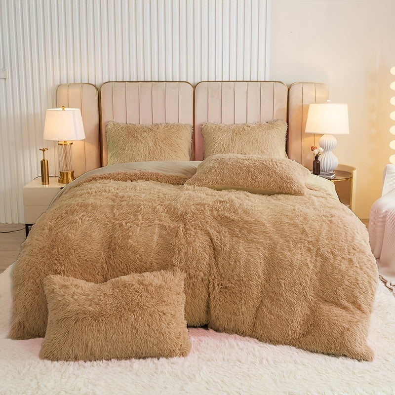 Luvikno | Ultra Soft Plush Duvet Cover Set with Zipper - Luksus & Komfort