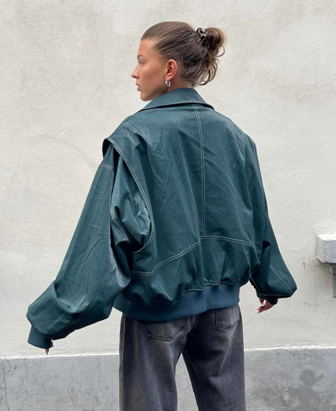 Luvik | Veste bomber en cuir pour femmes