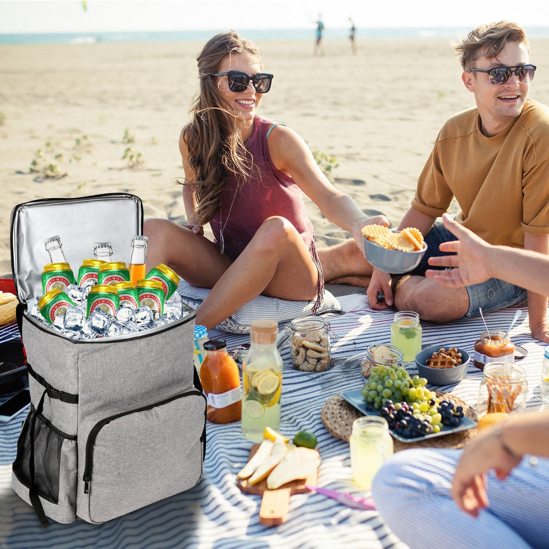 Kühl ryggsekk Thermo ryggsekk 35L med piknikmatte | Luvikno