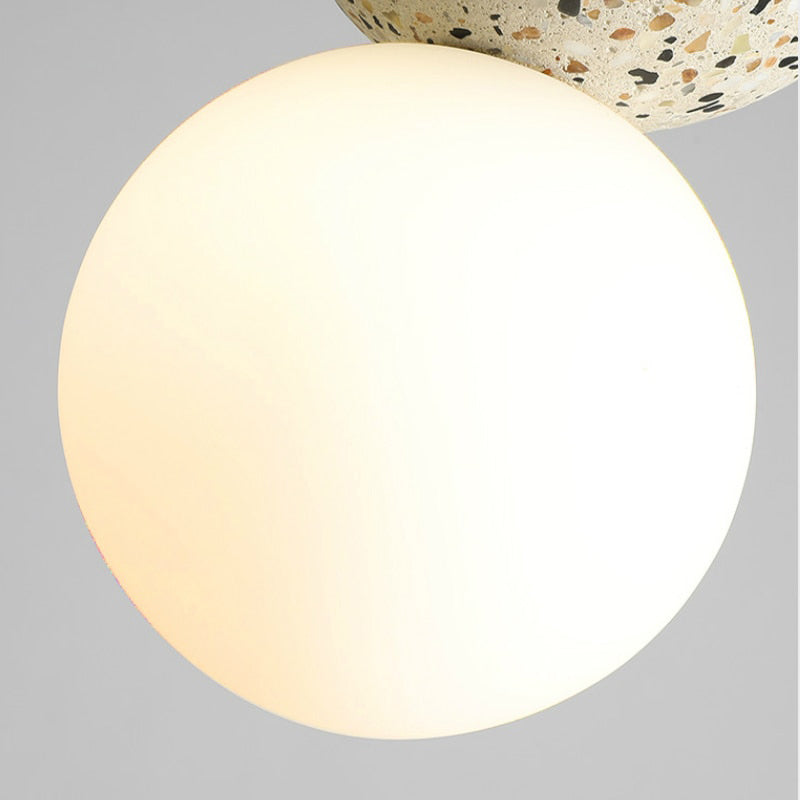 Luvikno | Aurora Glow - Luksus LED Pendellampe i Svart/Hvitt