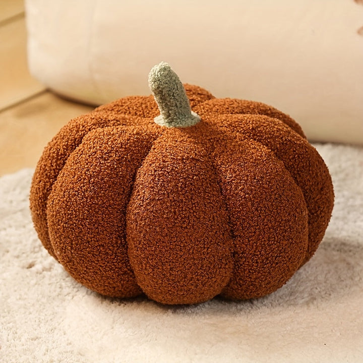 Myk Plush Gresskarpute - Dekorativ Videospill Plush Leketøy for Barn 0-3 År, Perfekt for Halloween | Luvikno