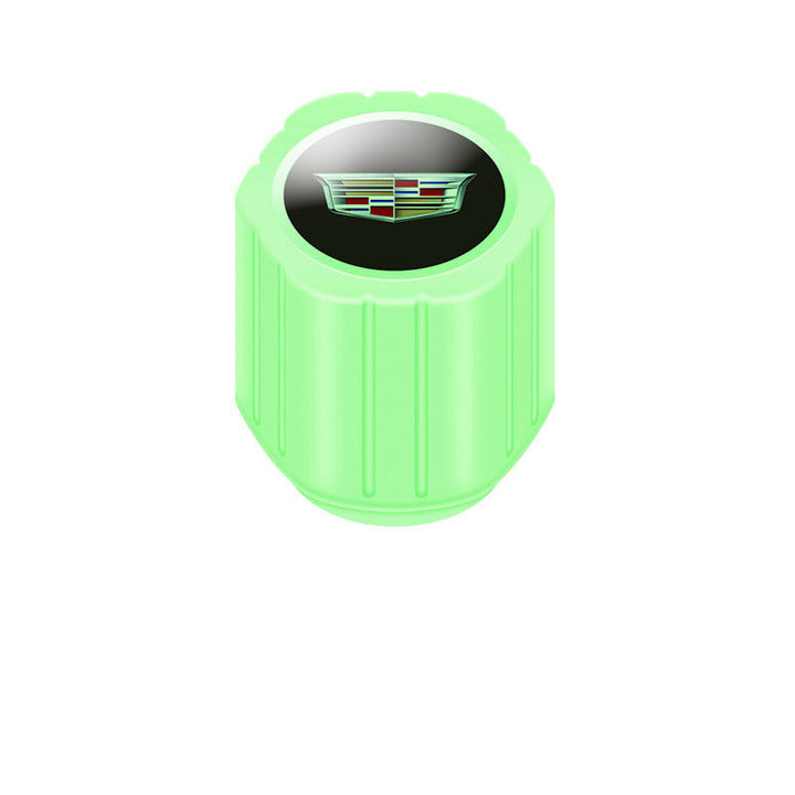 20-Pack Neon Green Glow Dekkventilkapsler – Ingen batteri nødvendig, Universal passform Luvikno