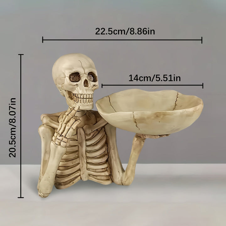 GhoulBowl Hodeskallebolle – Har Halloween godteribolle og gothisk dekorasjon | Luvikno