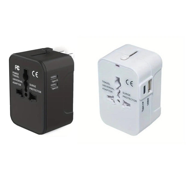 Universell reiseadapter med doble USB-porter | Luvikno