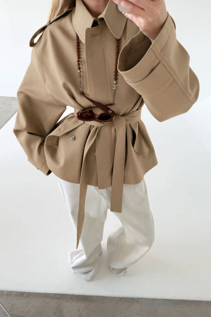 Luvik | Tekonahkainen Roikkuva Takki