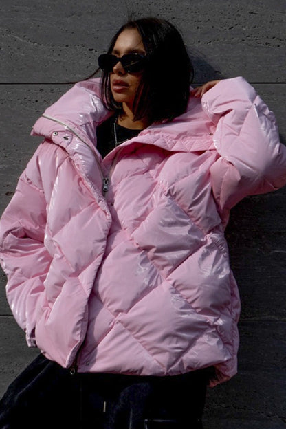 Luvik | istuu tyylikäs tikkikangas takki