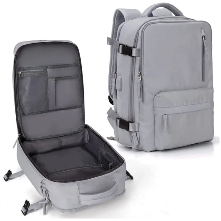 Luvikno | Travelliva Kvinners Reise Ryggsekk 35 L | Vanntett & med USB-port | Tyverisikker & Skorom | For Fotturer, Daglig Bruk & Reise