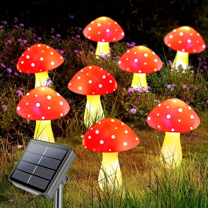 SolarGlow lampe - Energisparende hagebelysning med 8 moduser | Luvikno