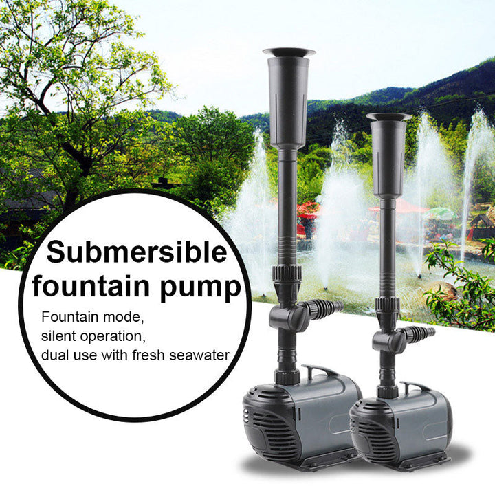 AquaStroom Fontene Pumpe – Justerbar Vannpumpe for Dammer og Hagedekorasjon | Luvikno