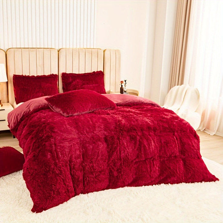 Luvikno | Ultra Soft Plush Duvet Cover Set with Zipper - Luksus & Komfort
