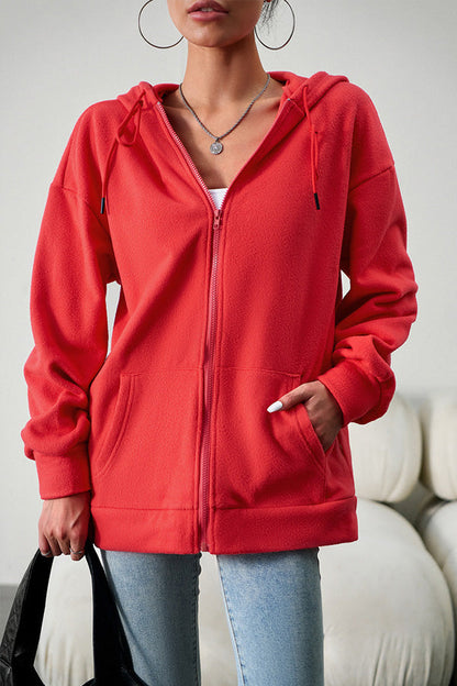 Luvik | Rento neule kardigan hupparilla