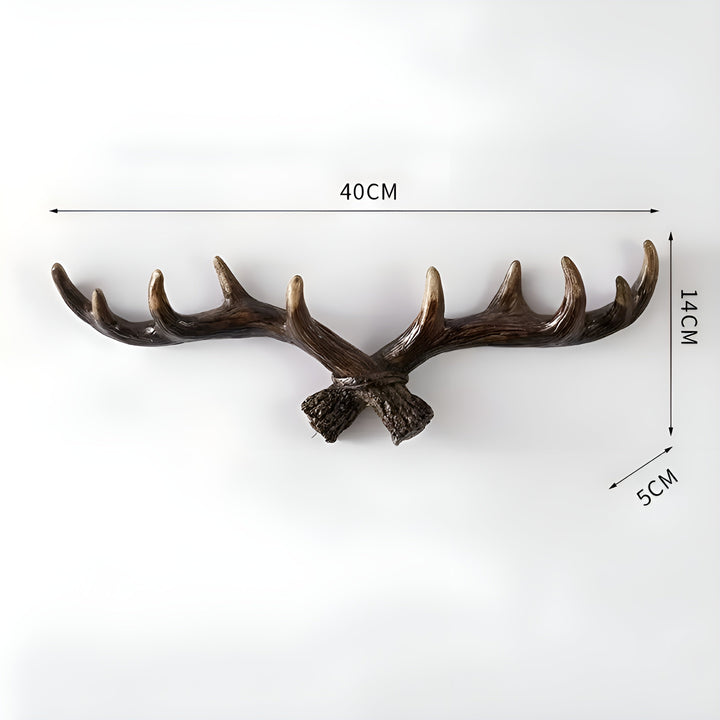 Antler Vegghook – Retro Design for Kåper og Jakker | Dekorativ Kåpehenger | Luvikno