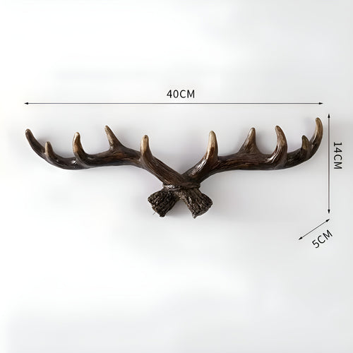Antler Vegghook – Retro Design for Kåper og Jakker | Dekorativ Kåpehenger | Luvikno