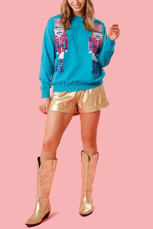 Luvik | Joulunvahti Vaatetuskimalteet Pyöreäkaula Rennon Verryttelypaita