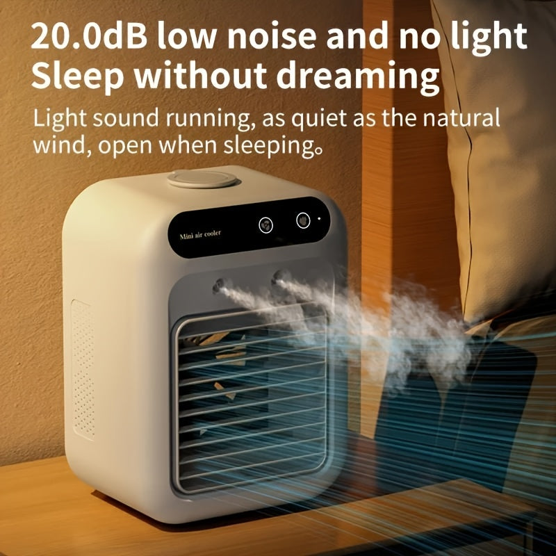 BriesKoel Mini Air Cooler med Vifte og Luftfukter | Luvikno