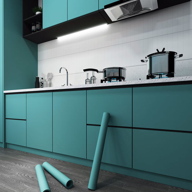 Kabinet Hjem Veggklistremerke Tapet Vinyl Skrivebord Garderobe Renovering | Luvikno