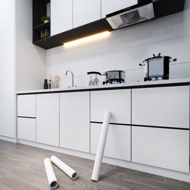 Kabinet Hjem Veggklistremerke Tapet Vinyl Skrivebord Garderobe Renovering | Luvikno