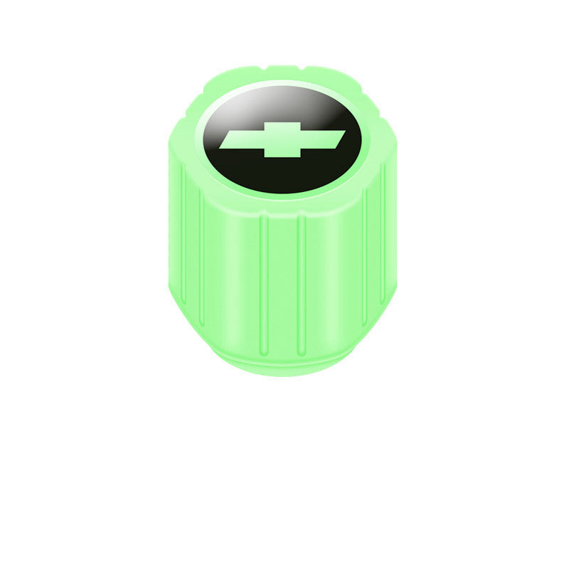20-Pack Neon Green Glow Dekkventilkapsler – Ingen batteri nødvendig, Universal passform Luvikno