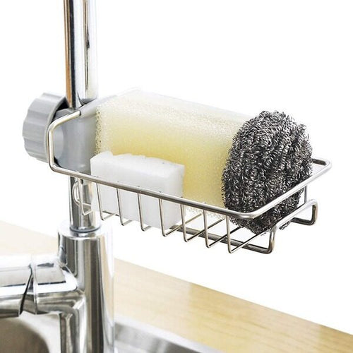 Sink Caddy Organizer Rustfritt Stål Luvikno