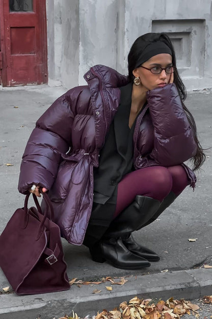 Luvik | Värillinen Pehmustettu Huppari Vetoketjulla