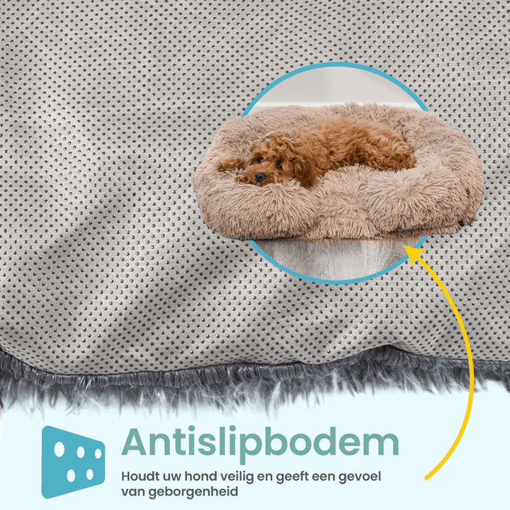 Beroligende hundeseng med minneskum - Charlie Luvikno