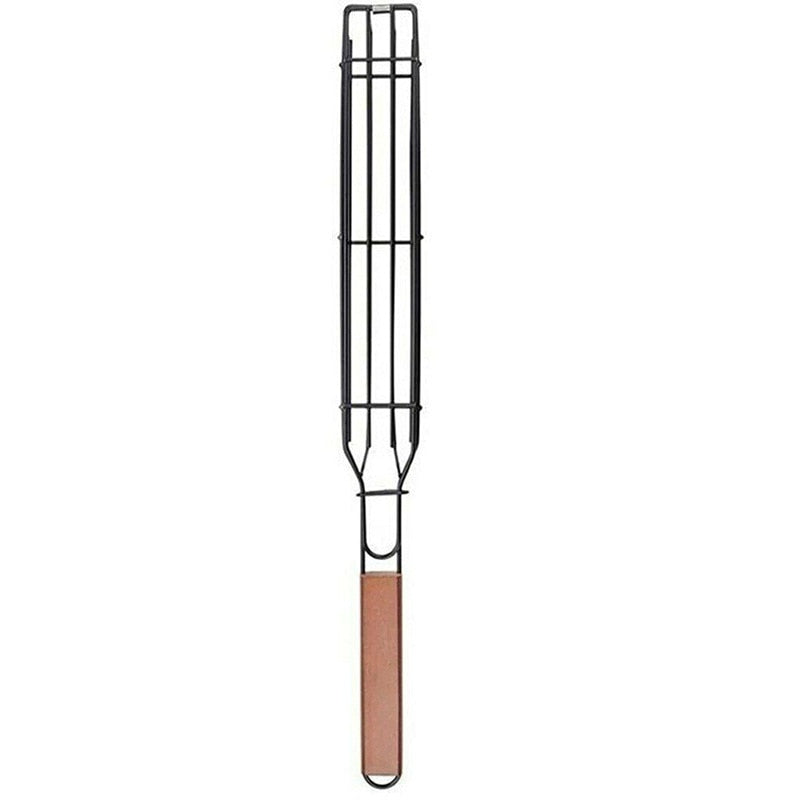 Camping Grillkurv BBQ Grilling Kurv Utendørs Bærbar Nonstick Grill | Luvikno